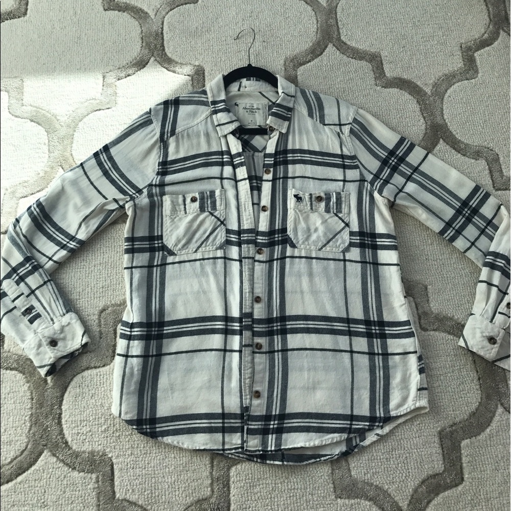Abercrombie & Fitch Plaid Twill Shirt