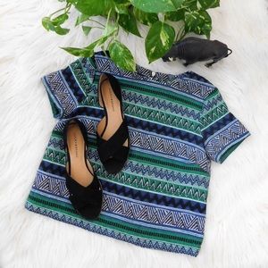 Romeo & Juliet Tribal Cropped Top