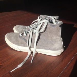 Grey Suede Vans High tops