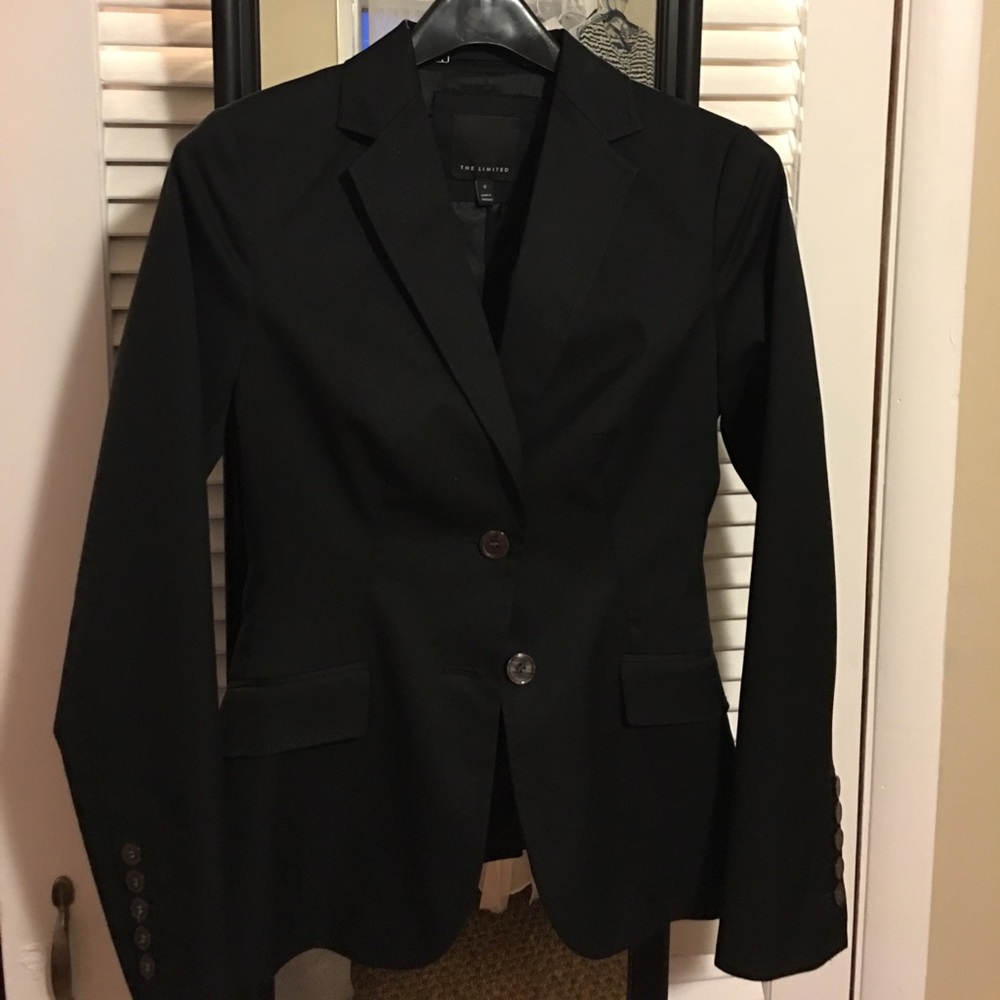 Limited structured black blazer