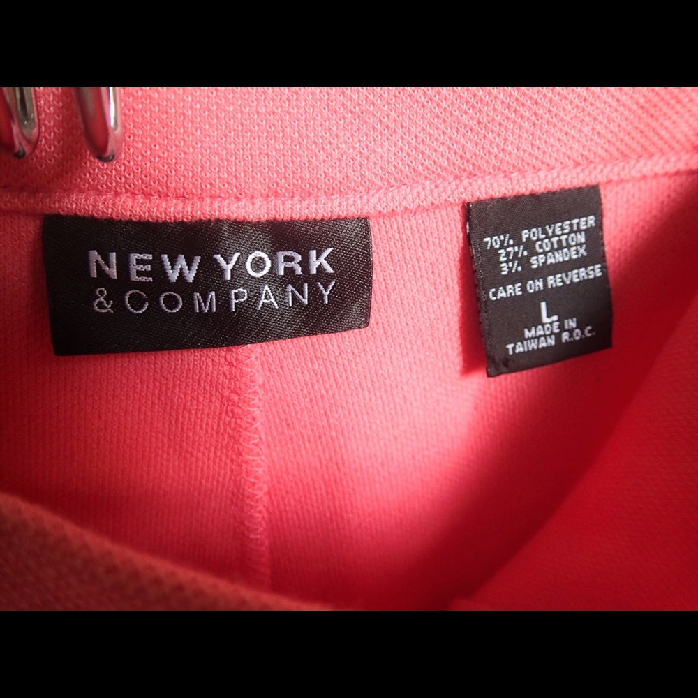 New York & Co coral activewear SKORT vintage 2000s - Picture 6 of 7