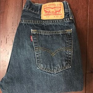 Levi 514 blue jeans 30x32