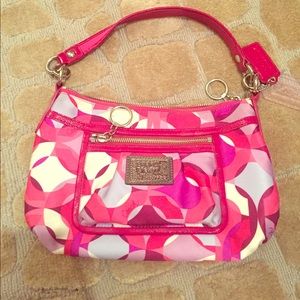 Satin Coach Satchel