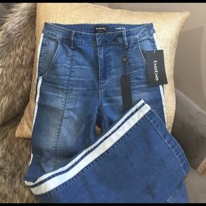 BNWT! NEW MARKDOWN! $40 BEBE skinny wide leg jeans