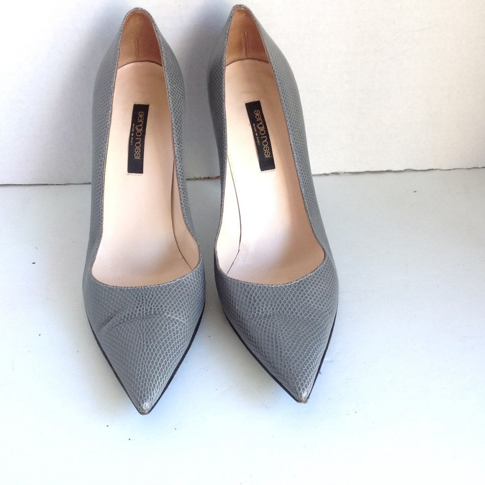 💥Sale!!💥Sergio Rossi grey PUMPS - Picture 1 of 6