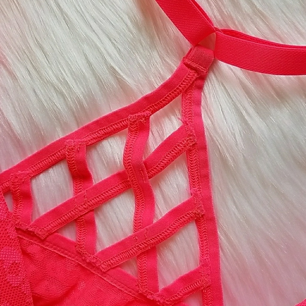 Victorias Secret PINK Leopard Strappy Push Up Bra - Picture 5 of 8