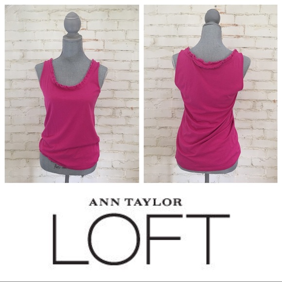 Anne Taylor LOFT | Tank/Blouse | Pink | M - Picture 1 of 2