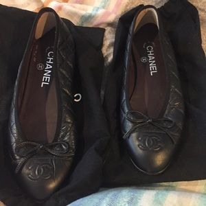 Chanel Lamb Skin Ballet Flat