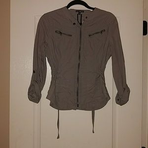 Express gray adjustable jacket