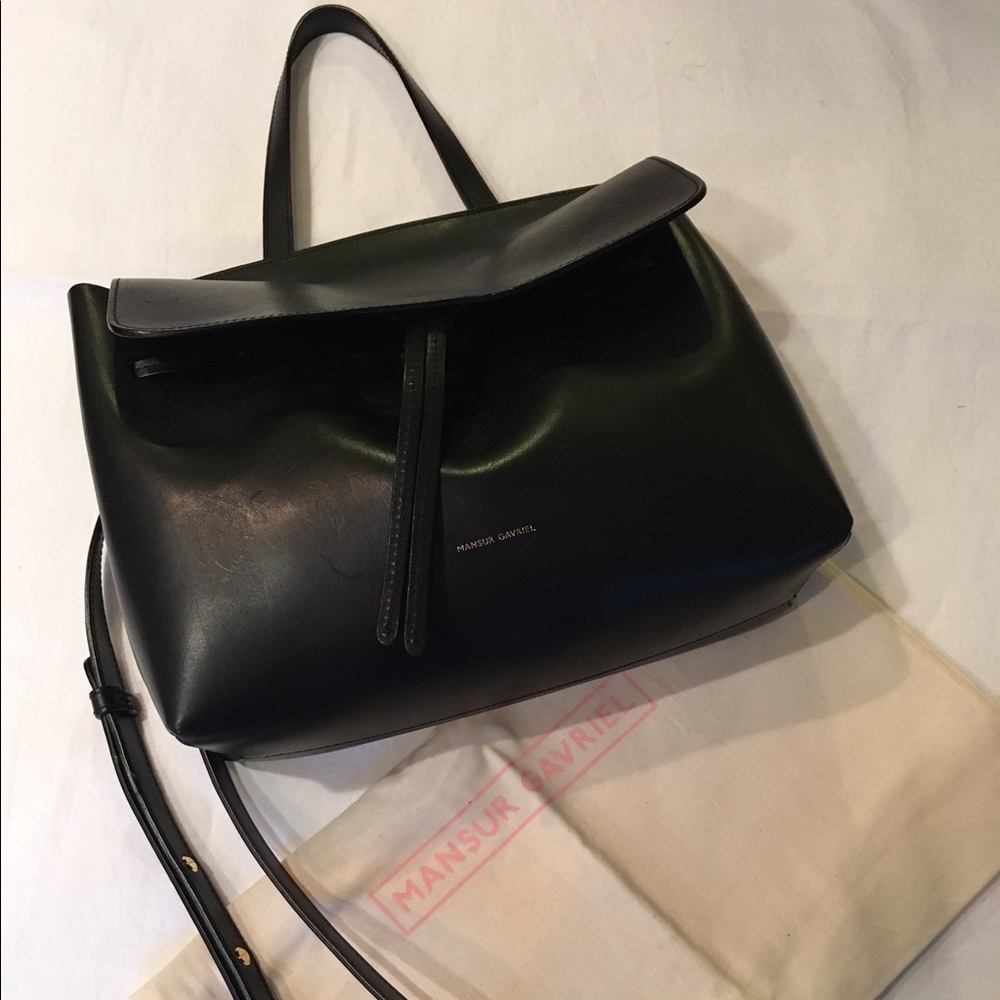 Mansur Gavriel Mini Lady Bag in Black