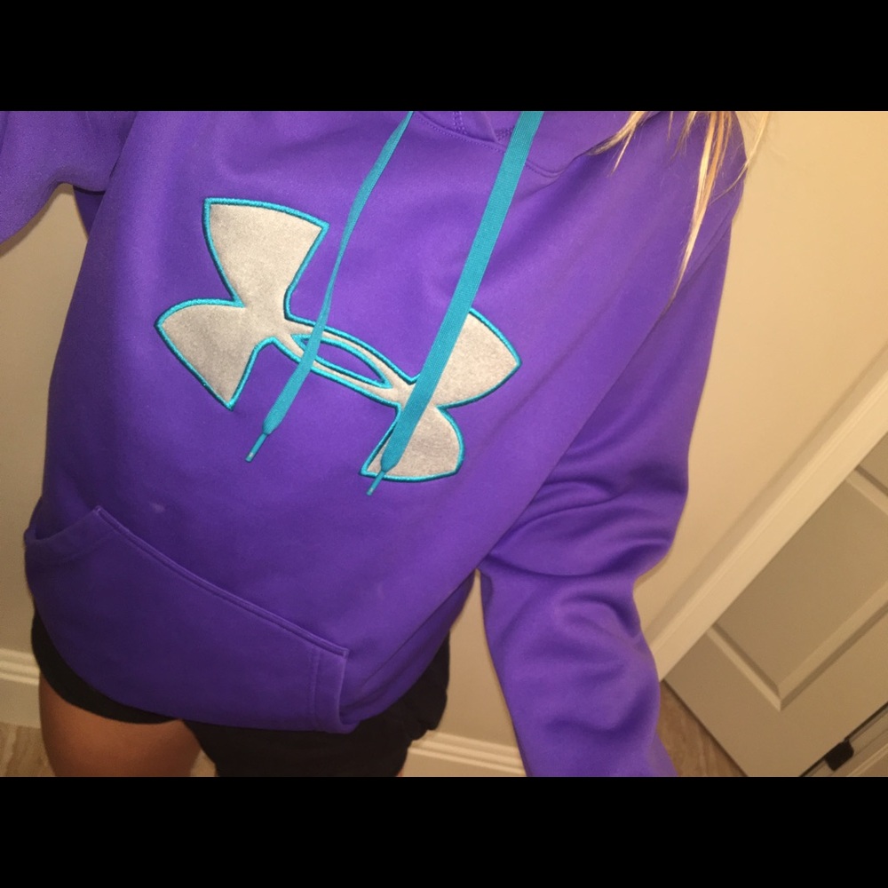Purple Under Armour Sweatshirt
