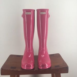 Pink Hunter Boots