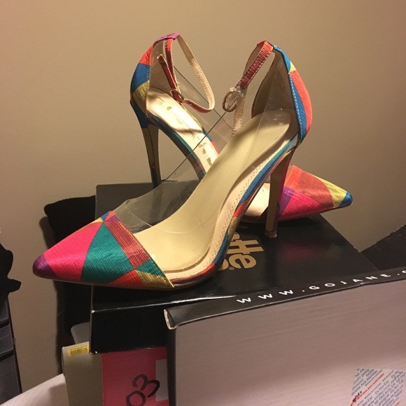 Color block heels - Picture 2 of 2