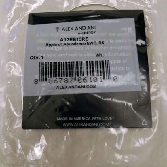 Alex & Ani Apple of Abundance Charm Bangle - Picture 5 of 6