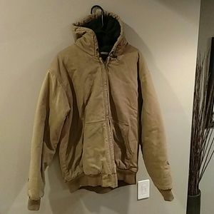 Cabela's tan heavy duty work jacket.
