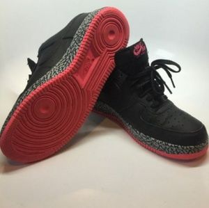 Mens Air Force Ones Pink Elephant Print