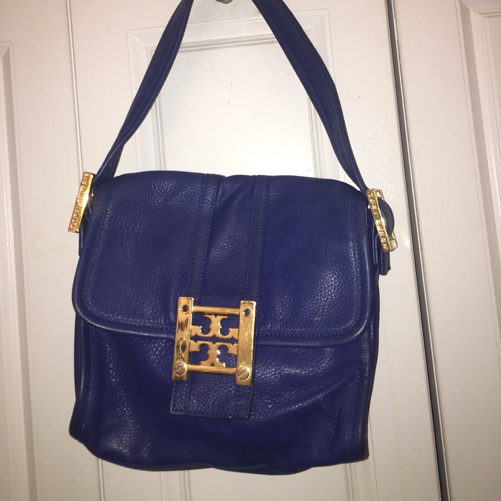 Indigo Tory burch bag in good condition