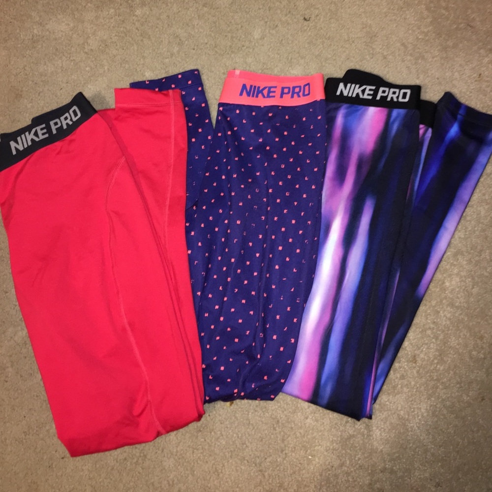 Nike pro full length leggings