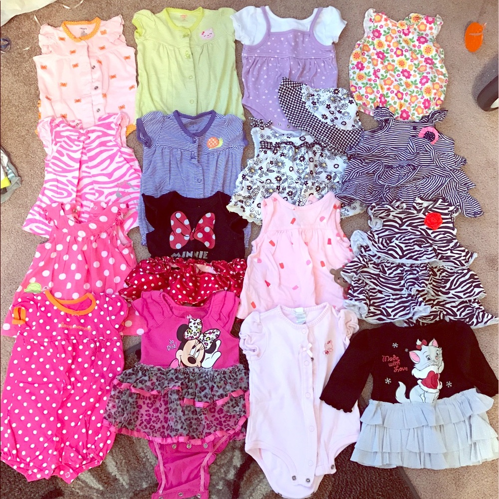 0/3-3 mth Baby girl clothes