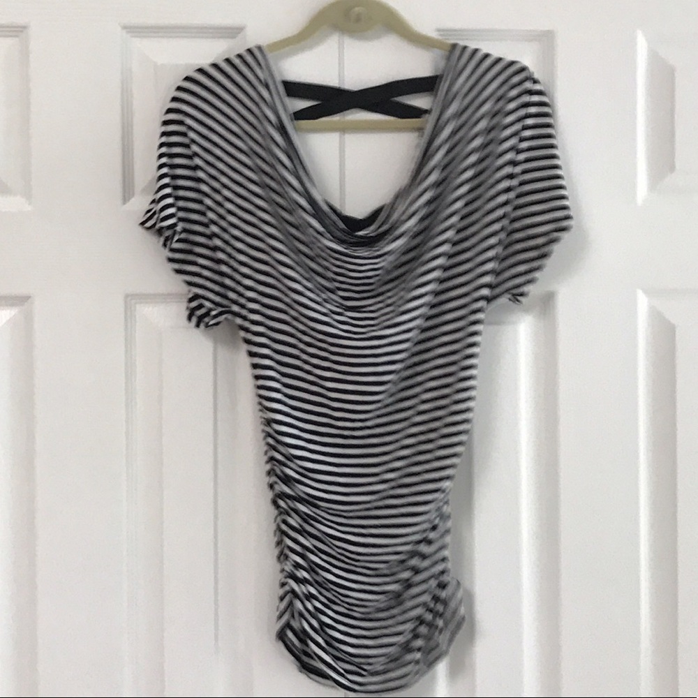Bebe striped tank top