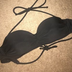 Black Bikini Top with PushUp