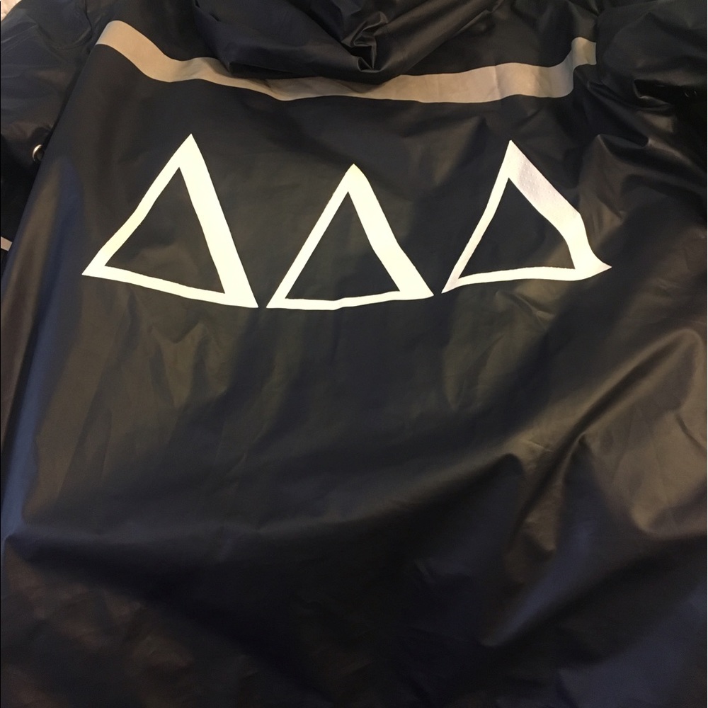 Tridelta rain jacket