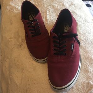 Burgundy Vans