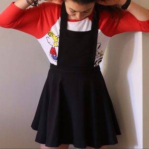 Cross back, front pocket, black, BDG jumper