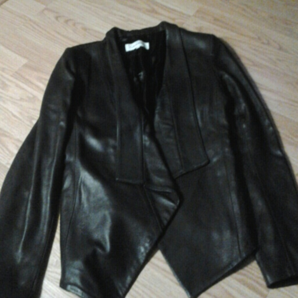Leather jacket
