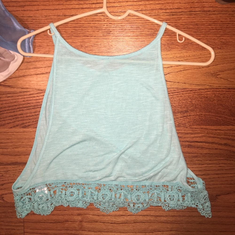 LF never before worn crop top with open sides