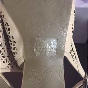 Vince Camuto Shoes - Vince Camuto laser cut almond toe sling backs Vince Camuto Shoes - Vince Camuto laser cut almond toe sling backs