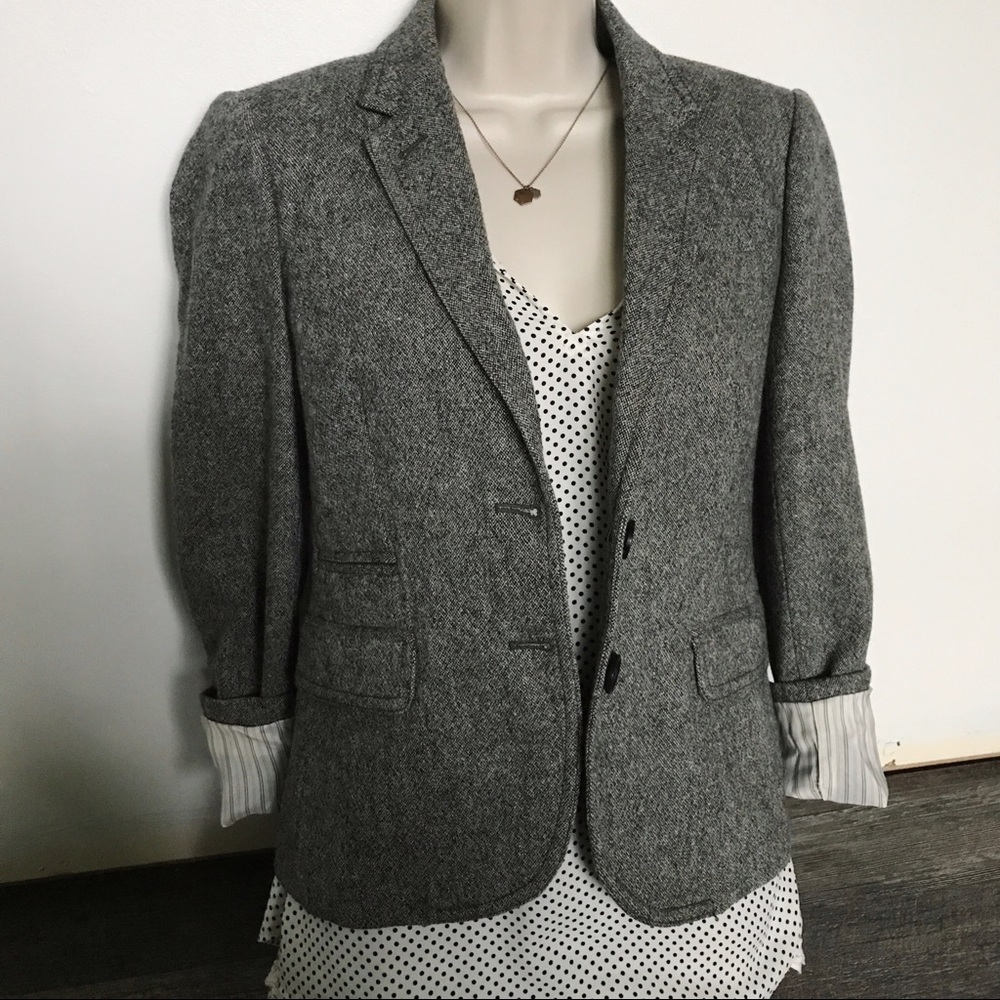 J.Crew Wool Schoolboy Blazer, Sz 2