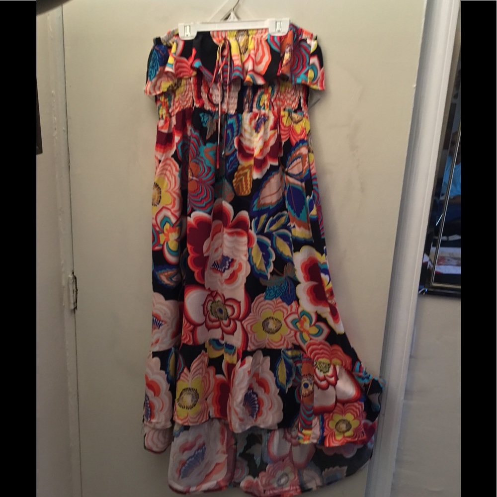 Floral high - low  summer dress