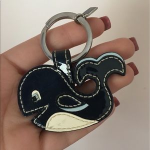 Coach Whale Keychain