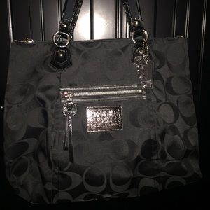 Coach poppy tote