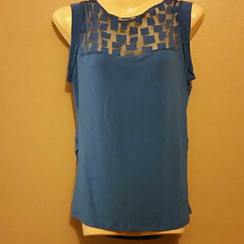 New york and Co blue top