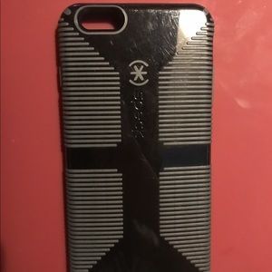 Black & Grey Speck Case Iphone6/6s Plus