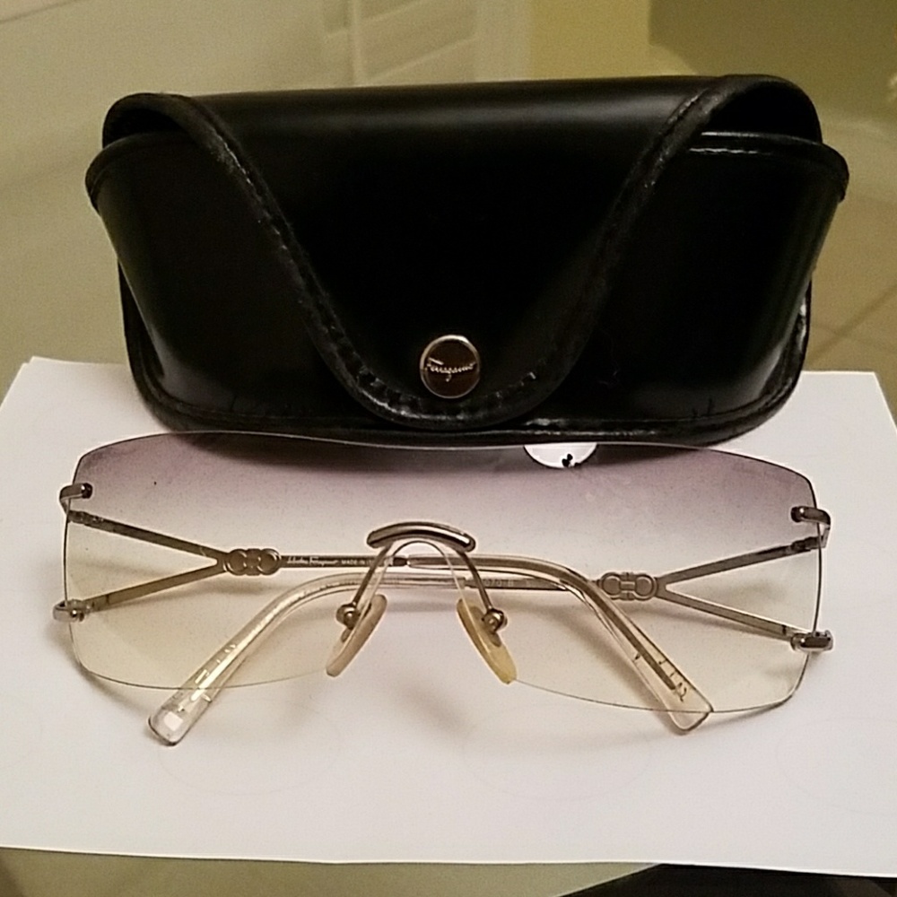 Silver Gradient sunglasses  Salvatore Ferragamo