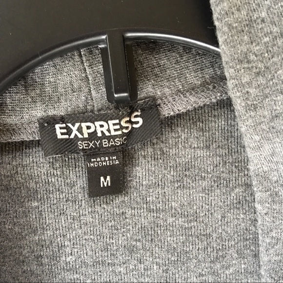 Express Lightweight Cardigan Sweater, grey, medium - Picture 3 of 3