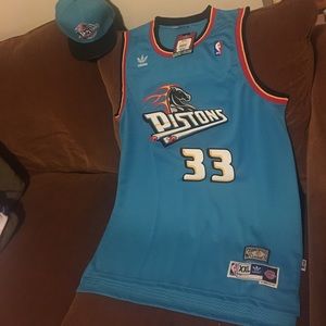 Grant Hill Hardwood Classic Pistons jersey