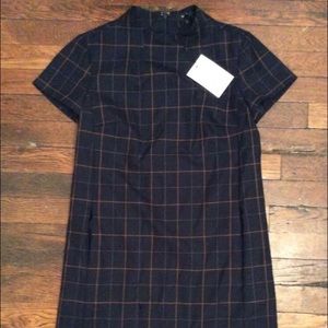Theory Jasneah Tile-Check Dress