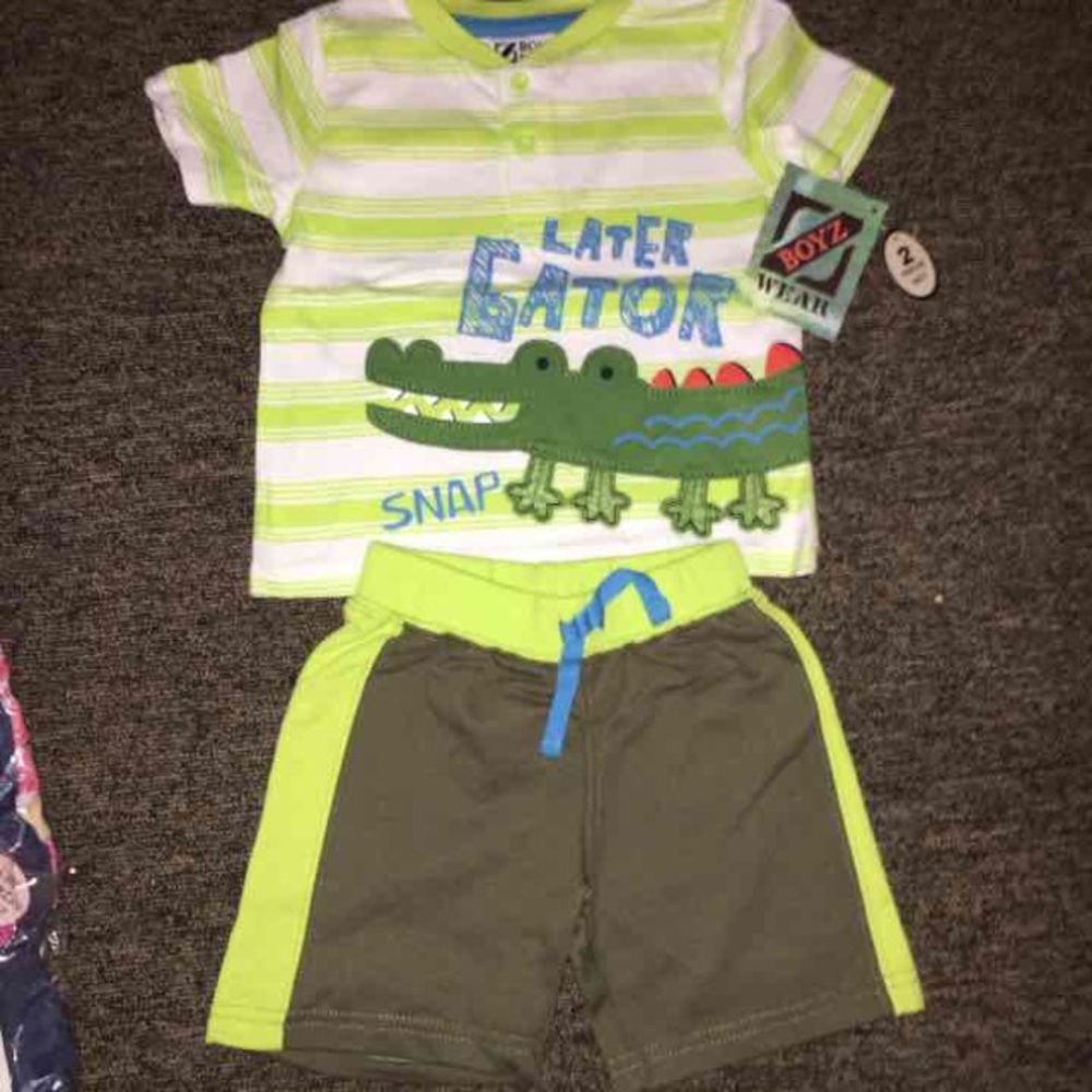 NWT BOYZ WEAR 2PC SET SZ 12mo