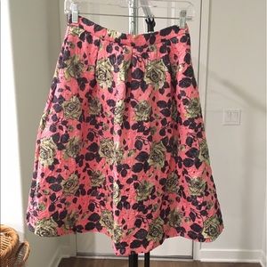 Forever 21 Floral Skirt w/ Pockets