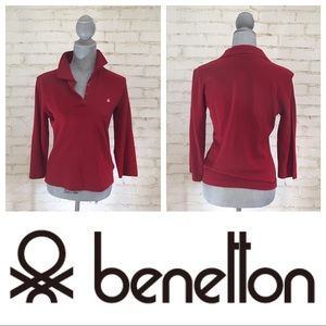 Benetton | Polo | Crimson | M