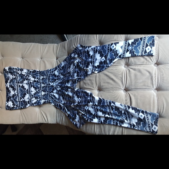 Grey Black & White Jumpsuit - Picture 1 of 3