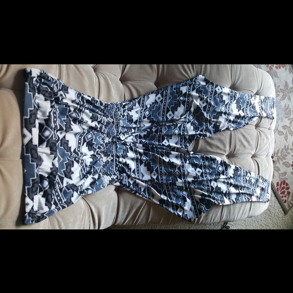 Grey Black & White Jumpsuit - Picture 3 of 3