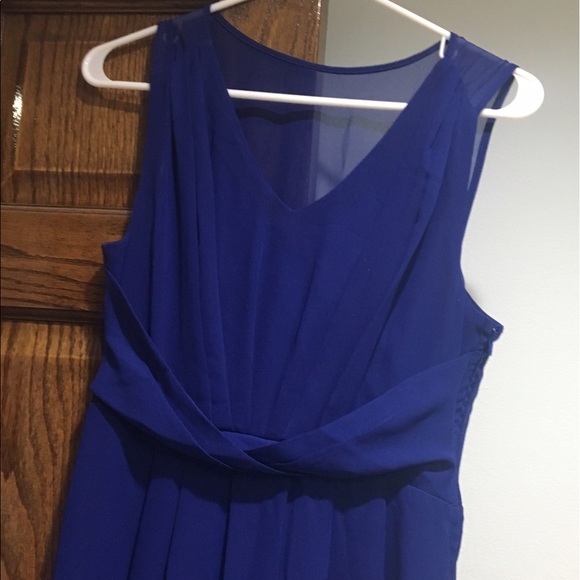 Royal Blue High Low Dress - Picture 3 of 3