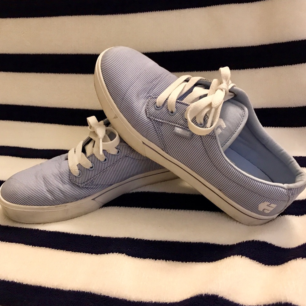 Seersucker pattern Etnies shoes