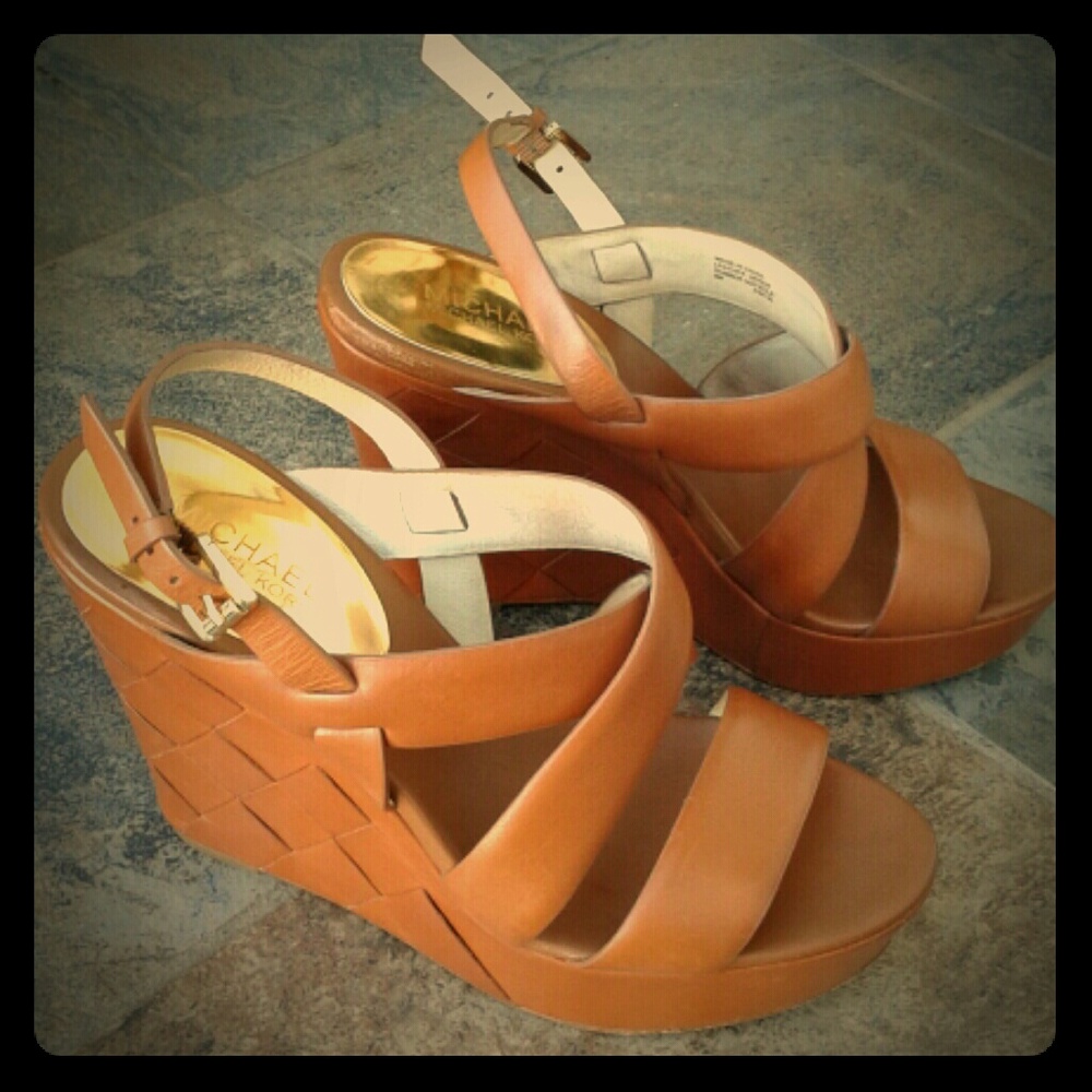 FINAL MARKDOWN! Michael Kors Wedge Sandals 9