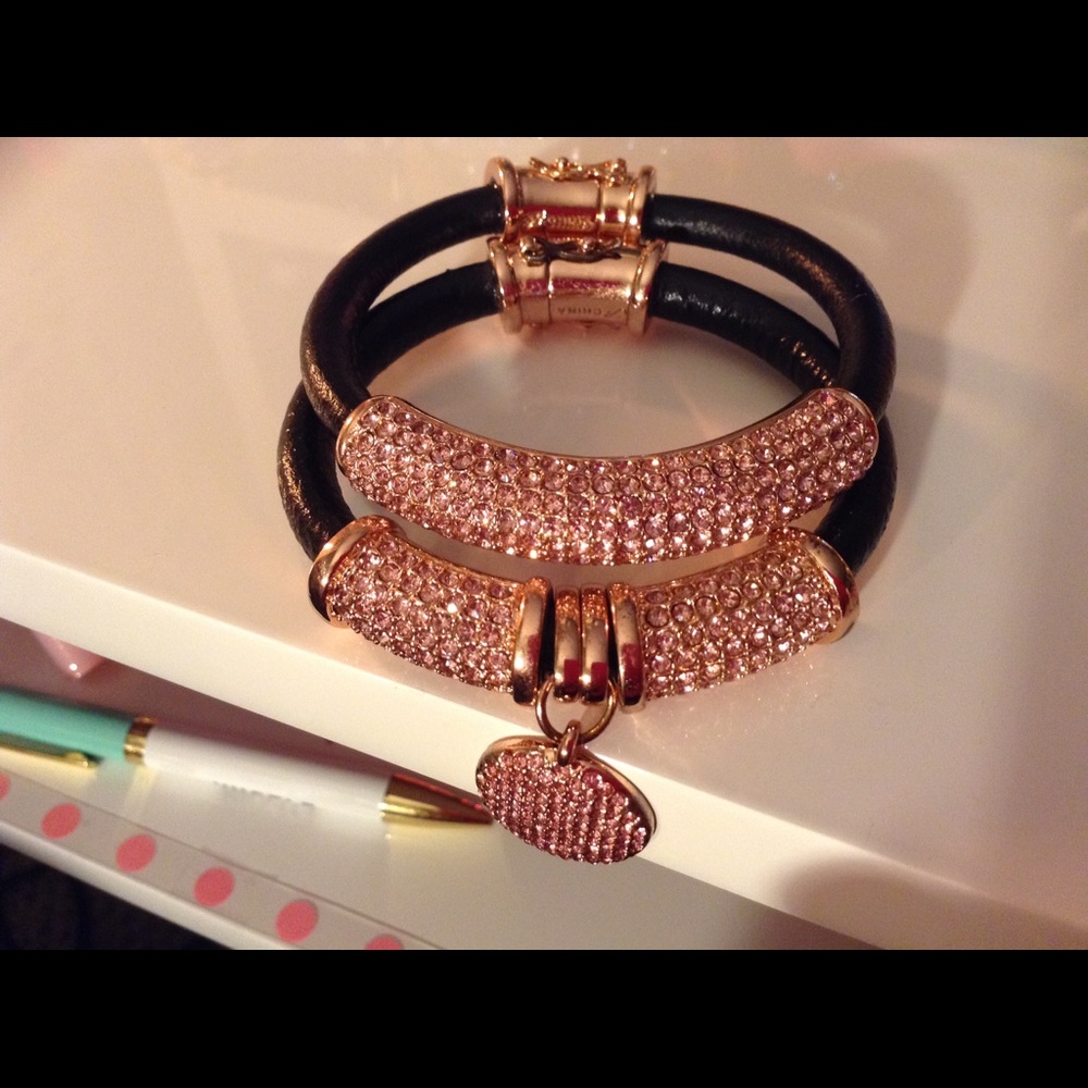 Joan Boyce Pave Crystal & Leather Weekend Special